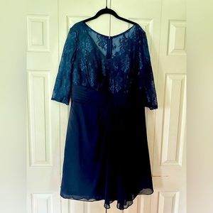New Navy blue mother of bride dress